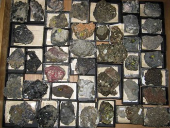 Vzorky mineralov zo zbierky Samuela Bothara