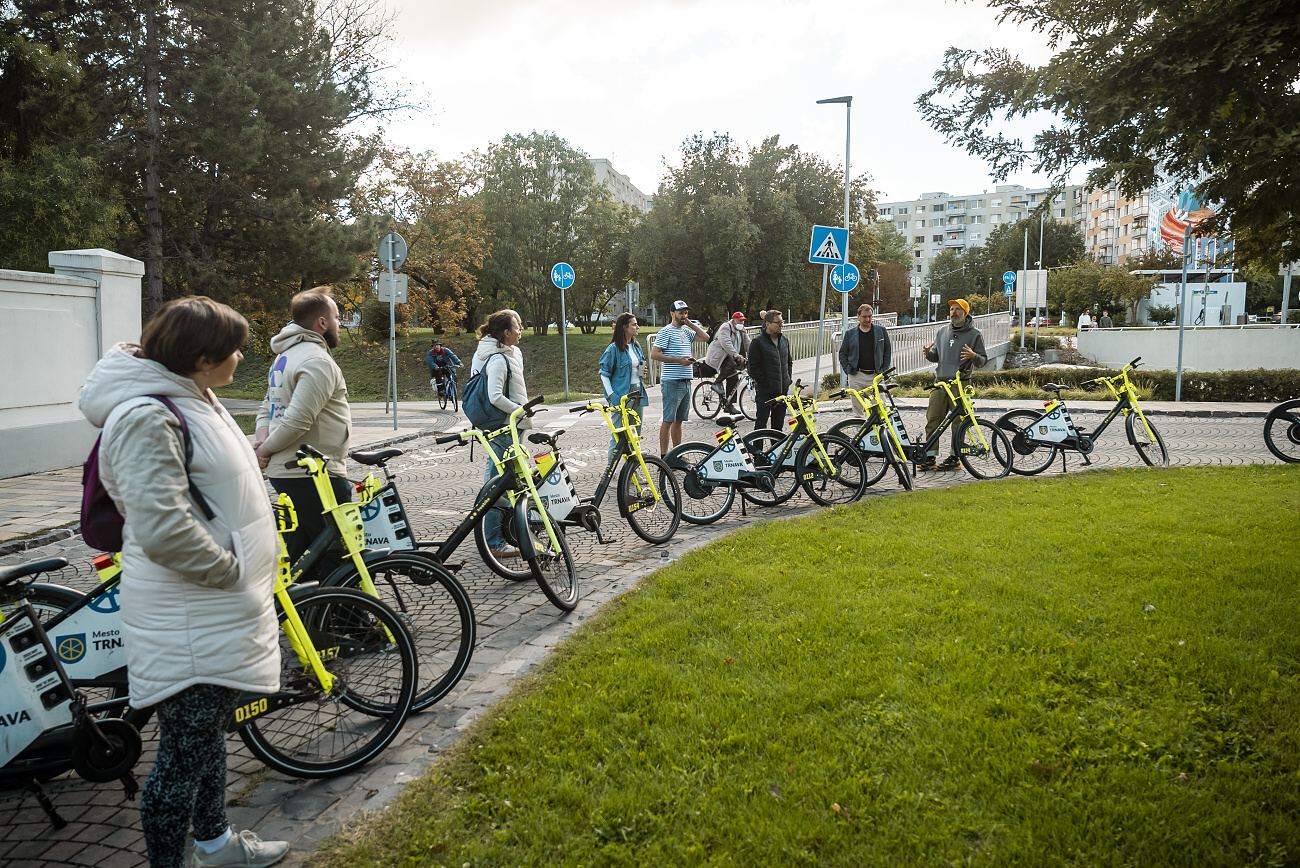 Zdieľané bicykle Trnava